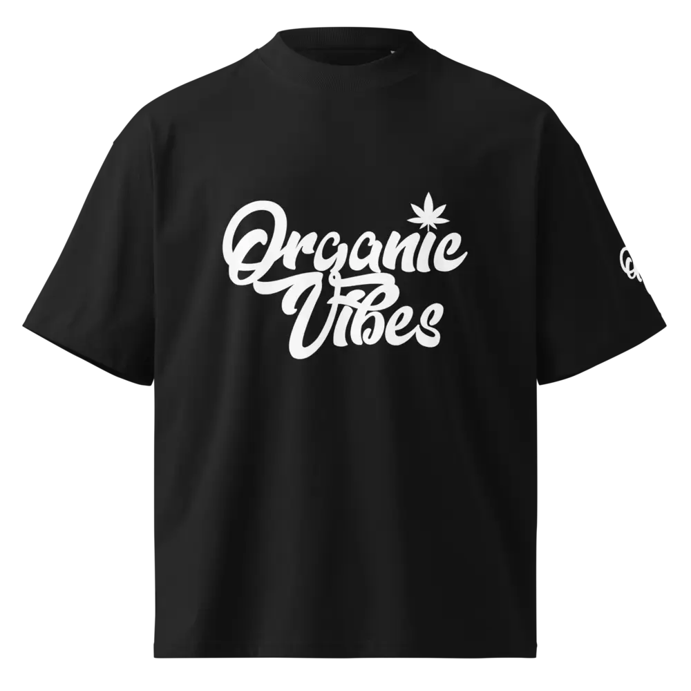 OV Leaf Oversized Tee in Black, product photo